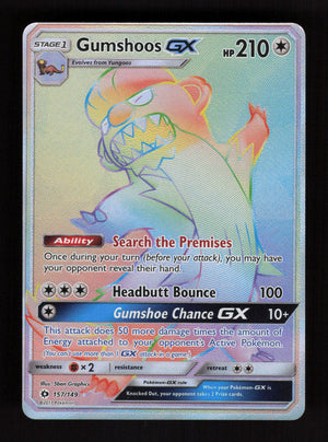 Gumshoos GX 157/149 - Secret Rare - Sun & Moon