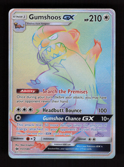 Gumshoos GX 157/149 - Secret Rare - Sun & Moon