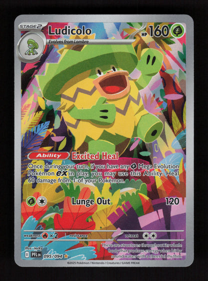 Ludicolo 095/094 - Illustration Rare - Phantasmal Flames