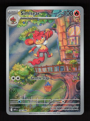 Simisear 100/086 - llustration Rare - White Flare