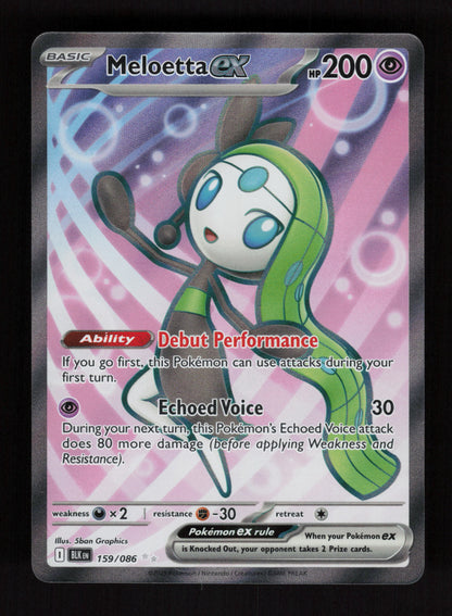 Meloetta ex 159/086 - Ultra Rare - Black Bolt