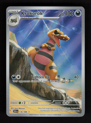 Krokorok 136/086 - Illustration Rare - Black Bolt