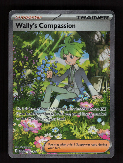 Wally’s Compassion 186/132 – Special Illustration Rare - Mega Evolution