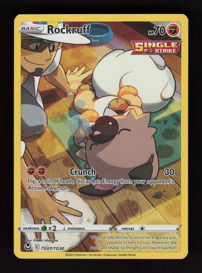 Rockruff – TG07/TG30 – Silver Tempest Trainer Gallery