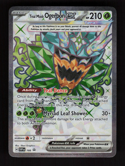 Teal Mask Ogerpon ex – SVP 166 – Promo