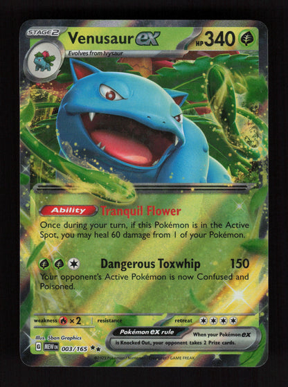 Venusaur ex 003/165 - 151 MEW