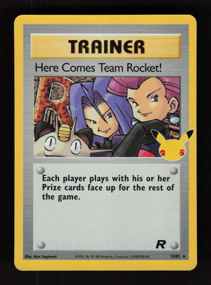 Here Comes Team Rocket! 15/82 - Holo Rare - Celebrations