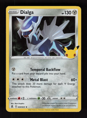 Dialga 020/025 - Holo Rare - Celebrations