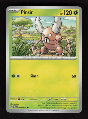 Pinsir 003/131 - Common - Prismatic Evolutions