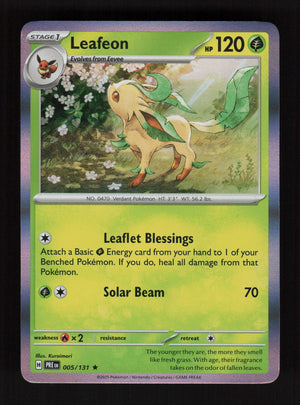Leafeon 005/131 - Holo Rare - Prismatic Evolutions