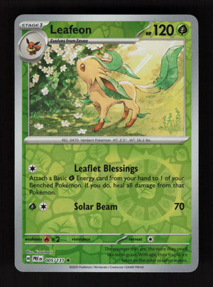 Leafeon 005/131 - Reverse Holo - Prismatic Evolutions
