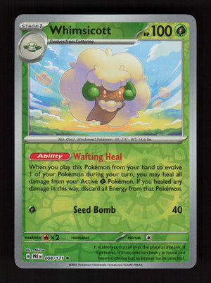 Whimsicott 008/131 - Reverse Holo - Prismatic Evolutions