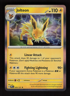 Jolteon 29/131 - Holo Rare - Prismatic Evolutions