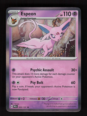 Espeon 33/131 - Holo Rare - Prismatic Evolutions