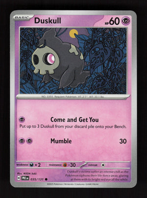 Duskull 35/131 - Common - Prismatic Evolutions