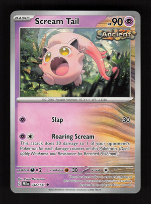 Scream Tail 42/131 - Uncommon - Prismatic Evolutions