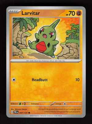 Larvitar  047/131 - Common - Prismatic Evolutions