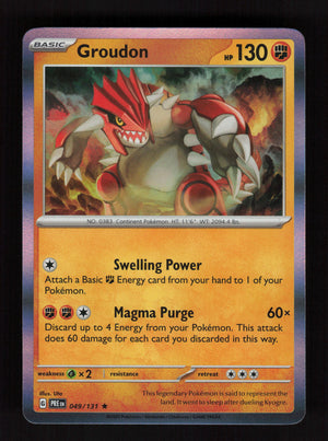 Groudon 049/131 - Holo Rare - Prismatic Evolutions