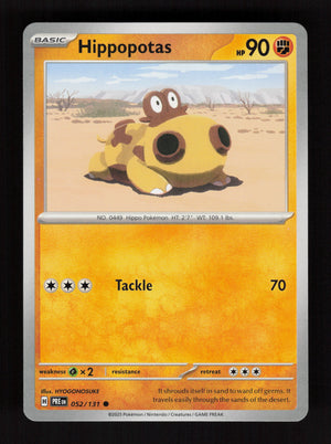 Hippopotas 052/131 - Common - Prismatic Evolutions