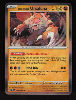 Bloodmoon Ursaluna 054/131 - Holo Rare - Prismatic Evolutions