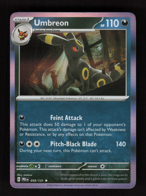 Umbreon 059/131 - Holo Rare - Prismatic Evolutions