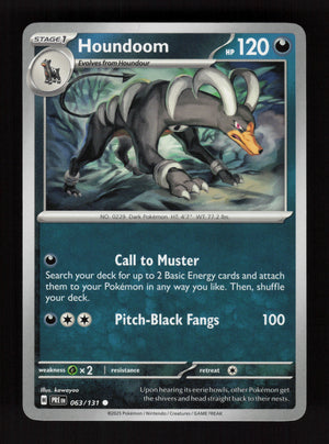 Houndoom 063/131 - Common - Prismatic Evolutions