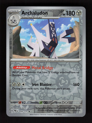 Archaludon 070/131 - Reverse Holo - Prismatic Evolutions