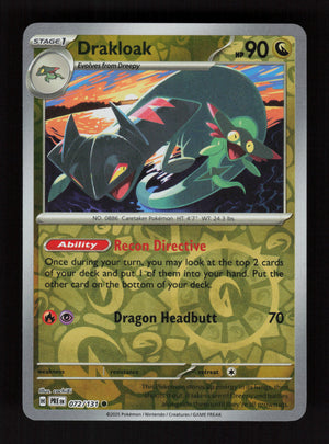 Drakloak 072/131 - Reverse Holo - Prismatic Evolutions