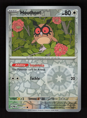 Hoothoot 077/131 - Reverse Holo - Prismatic Evolutions