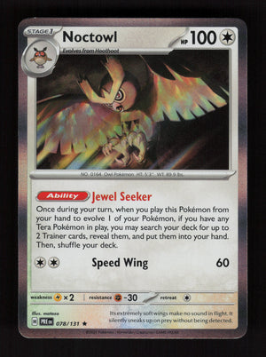 Noctowl 078/131 - Holo Rare - Prismatic Evolutions