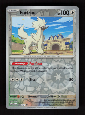 Furfrou 088/131 - Reverse Holo - Prismatic Evolutions