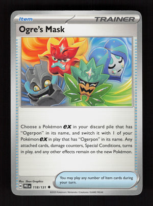 Ogre's Mask 118/131 - Uncommon - Prismatic Evolutions