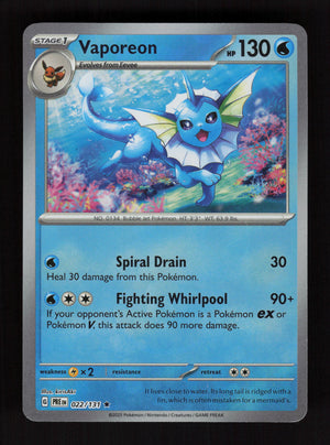 Vaporeon 22/131 - Poke Ball - Prismatic Evolutions