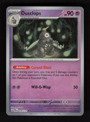 Dusclops 36/131 - Poke Ball - Prismatic Evolutions