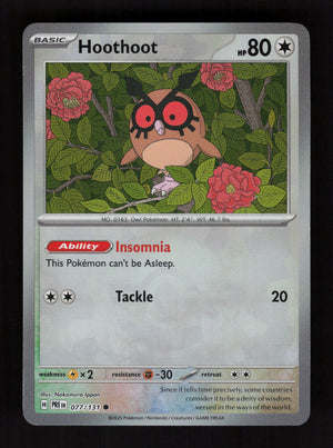 Hoothoot 077/131 - Poke Ball - Prismatic Evolutions