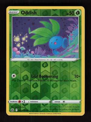 Oddish 001/159 - Reverse Holo - Crown Zenith