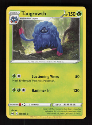 Tangrowth 005/159 - Rare - Crown Zenith