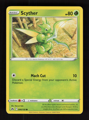 Scyther 006/159 - Common - Crown Zenith