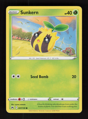 Sunkern 007/159 - Common - Crown Zenith