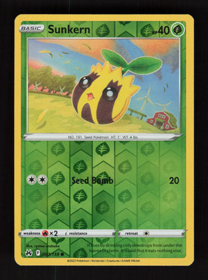 Sunkern 007/159 - Reverse Holo - Crown Zenith