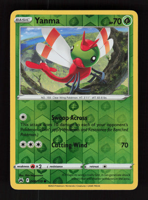 Yanma 008/159 - Reverse Holo - Crown Zenith