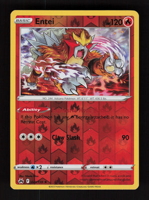 Entei 021/159 - Reverse Holo - Crown Zenith
