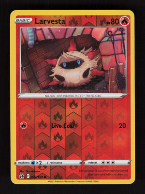 Larvesta 024/159 - Reverse Holo - Crown Zenith