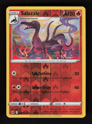 Salazzle 028/159 - Reverse Holo - Crown Zenith