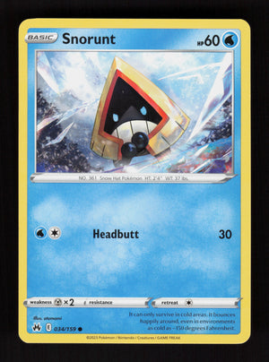 Snorunt 034/159 - Common - Crown Zenith