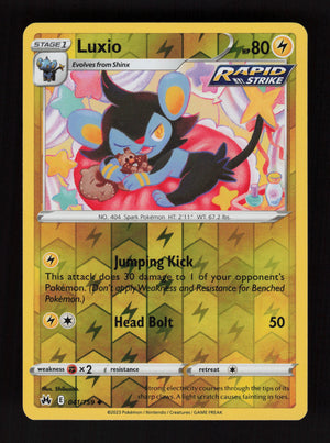 Luxio 041/159 - Reverse Holo - Crown Zenith