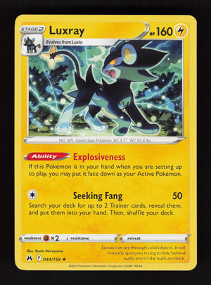 Luxray 044/159 - Rare - Crown Zenith