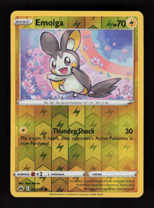 Emolga 047/159 - Reverse Holo - Crown Zenith