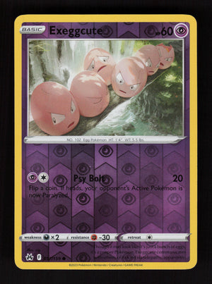Exeggcute 057/159 - Reverse Holo - Crown Zenith