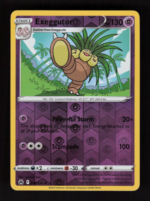 Exeggutor 058/159 - Reverse Holo - Crown Zenith